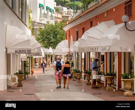 capri italy shops